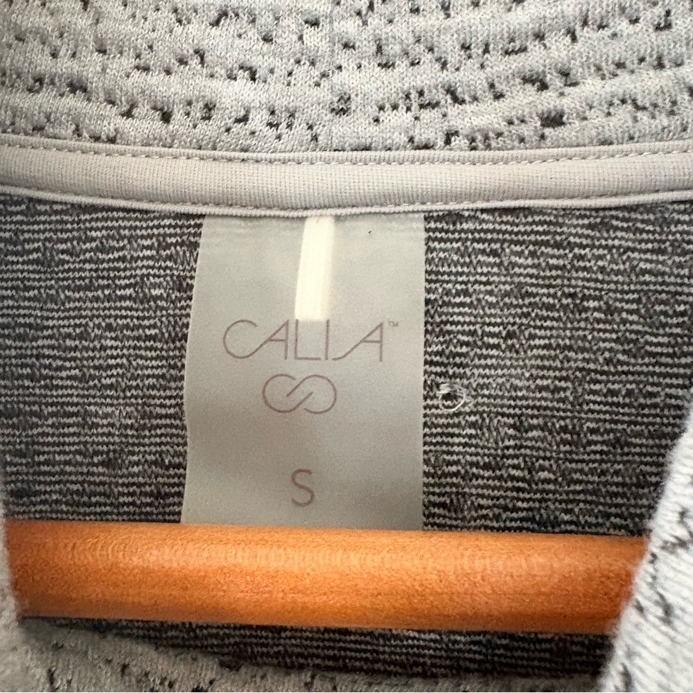CALIA Lunar Funnel Gray Cowl Neck‎ Pullover Sweater Small Soft Cozy Athleisure - Picture 7 of 12